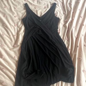BCBG Black Crossover Dress
